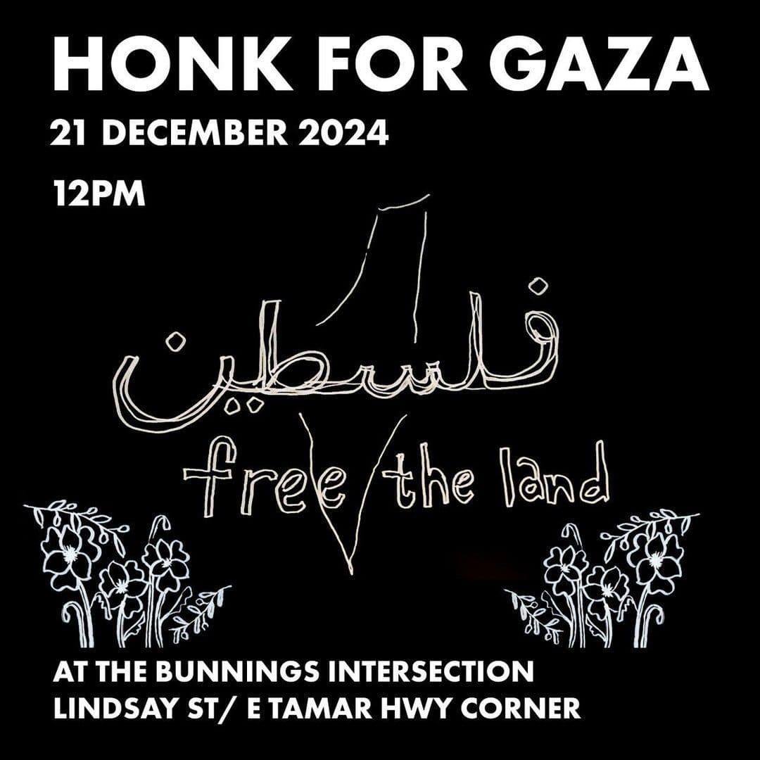 HONK FOR GAZA