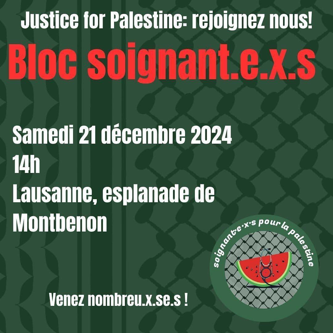 Justice for Palestine: rejoignez nous!