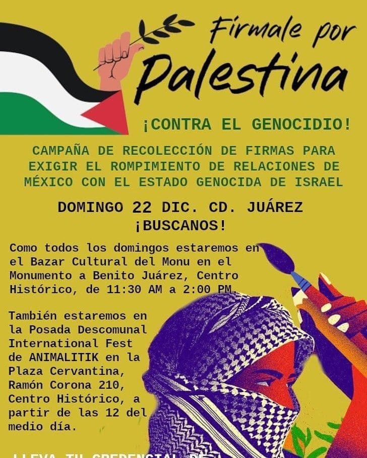 FÍrmale por Palestina