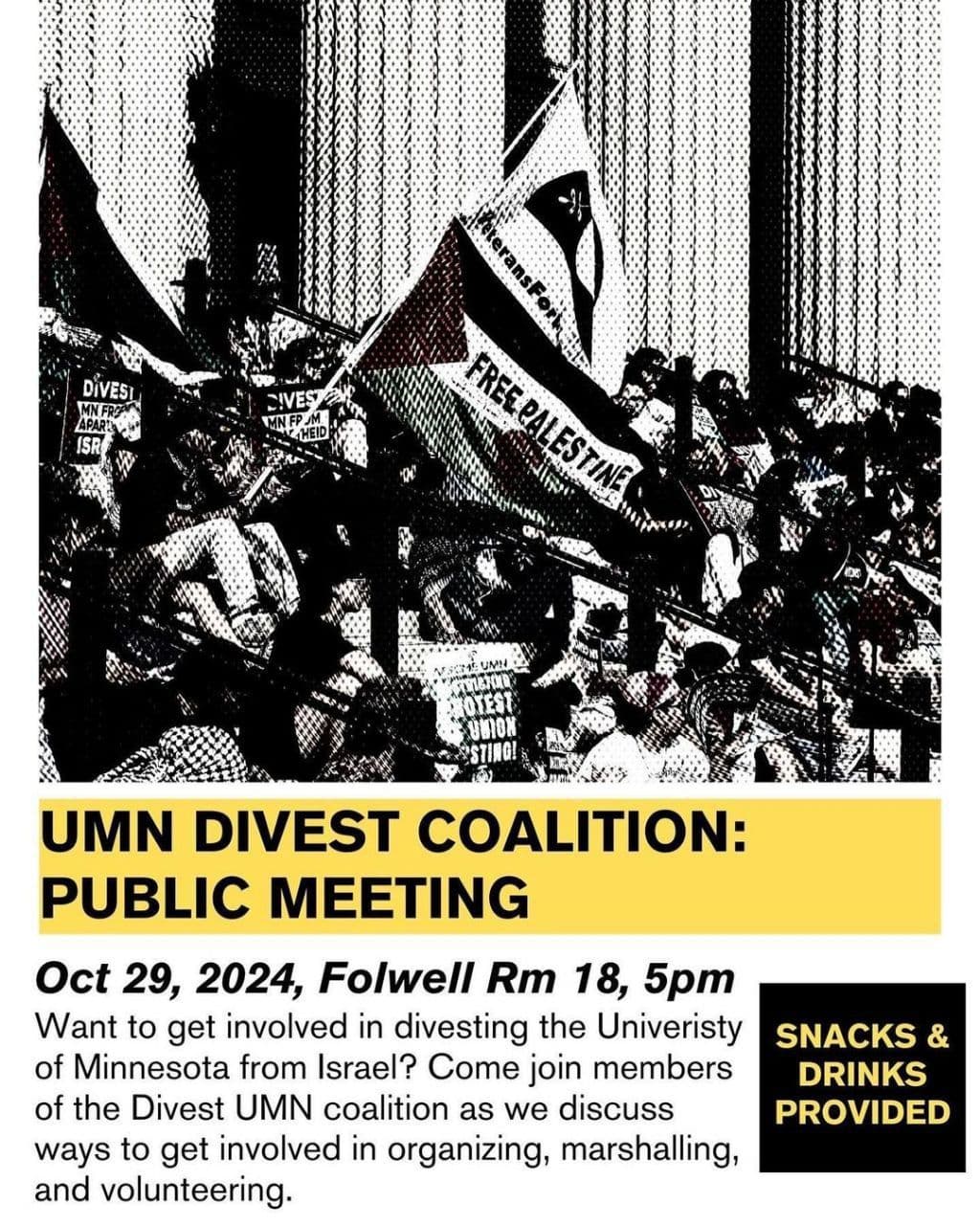 UMN DIVEST COALITION: PUBLIC MEETING