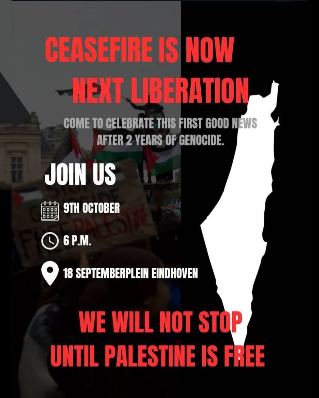 CEASEFIRE IS NOW NEXT LIBERATION