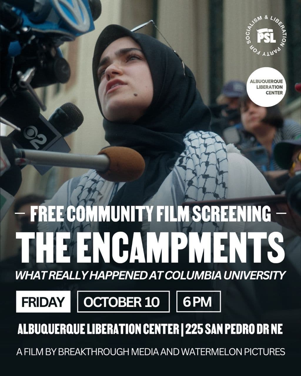 - FREE COMMUNITY FILM SCREENING - THE ENCAMPMENTS
