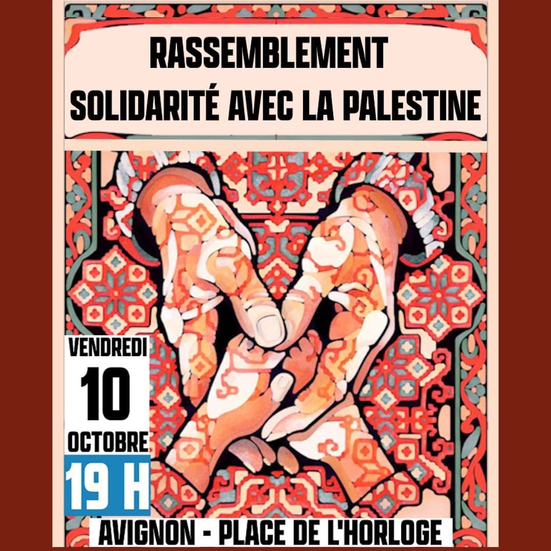 RASSEMBLEMENT SOLIDARITÉ AVEC LA PALESTINE