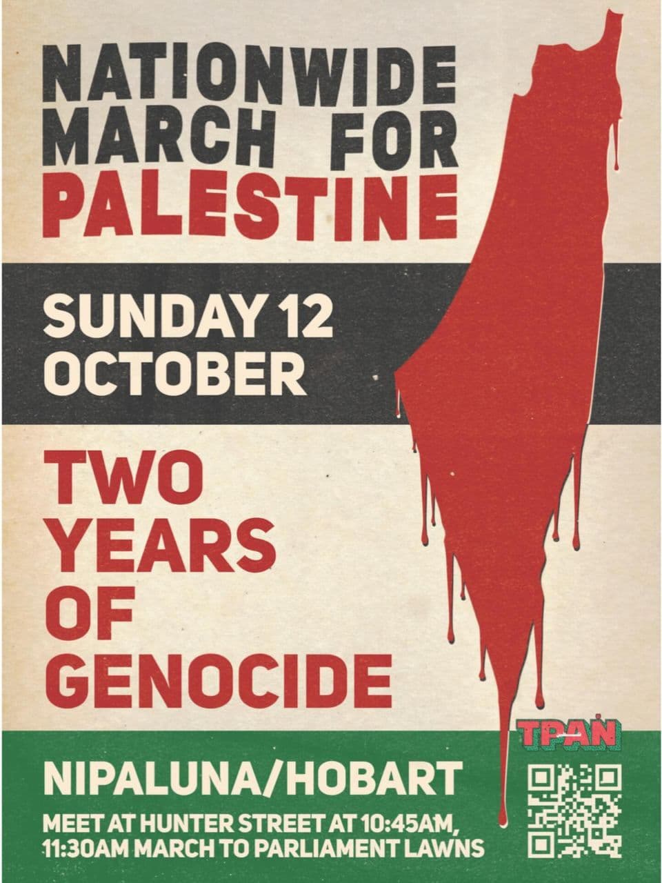 NATIONWIDE MARCH FOR PALESTINE / Hobart