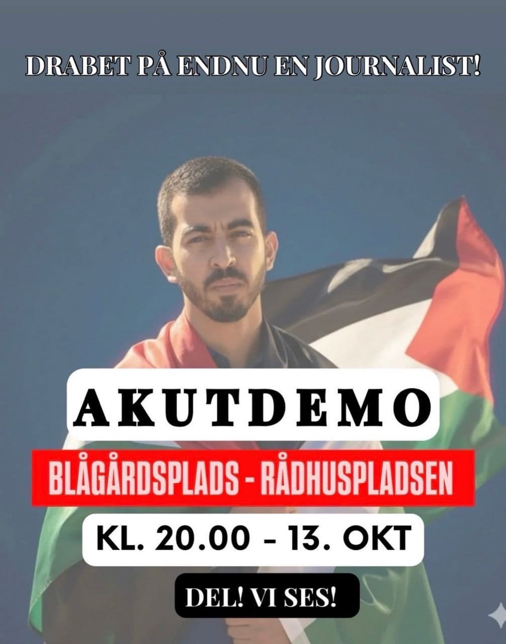 DRABET PÄ ENDNU EN JOURNALIST!