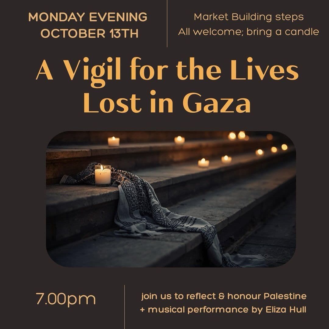 A Vigil for the Lives Lost in Gaza