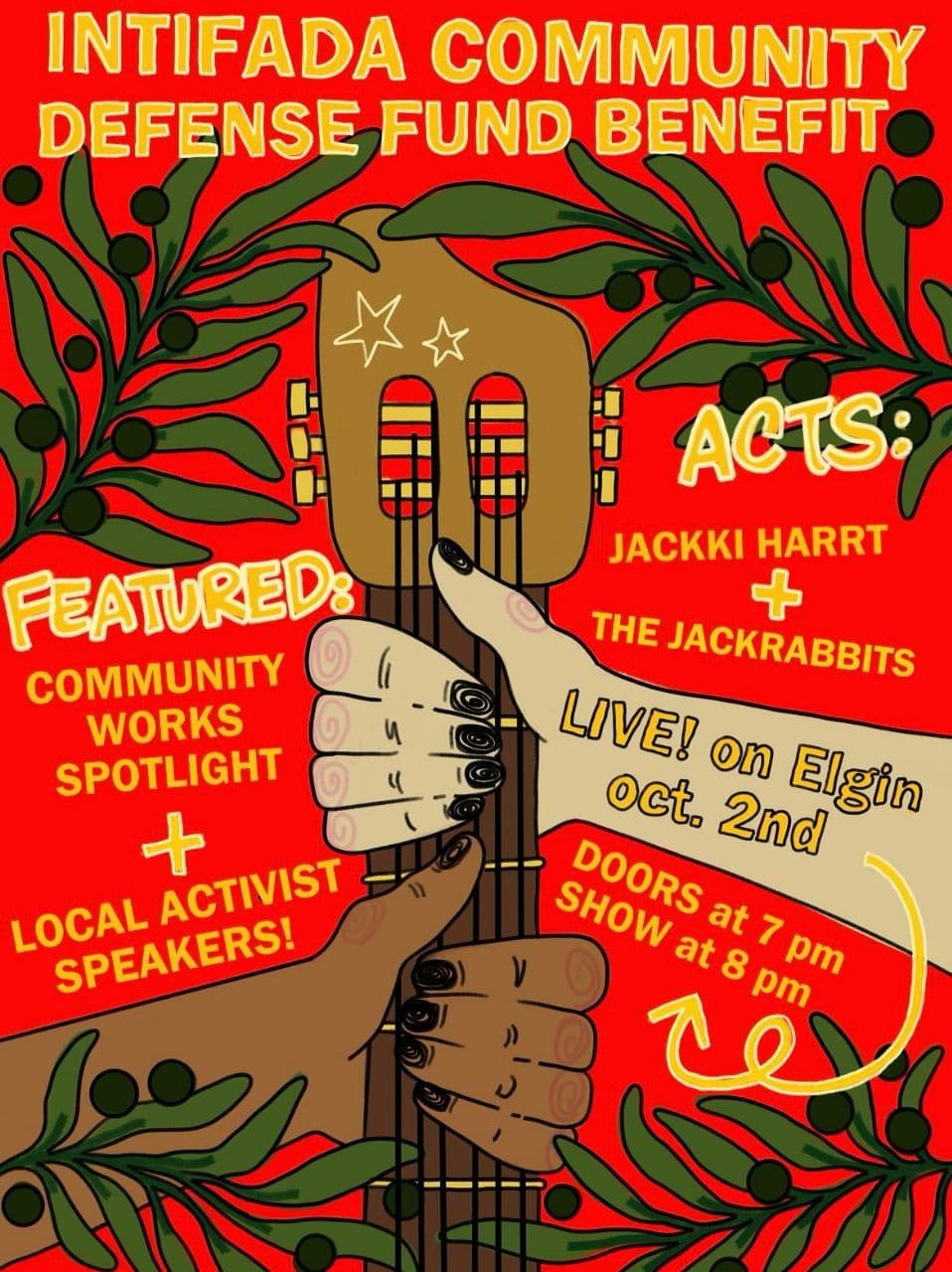 INTIFADA COMMUNITY DEFENSE FUND BENEFIT