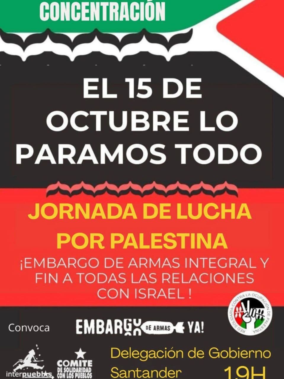 JORNADA DE LUCHA POR PALESTINA