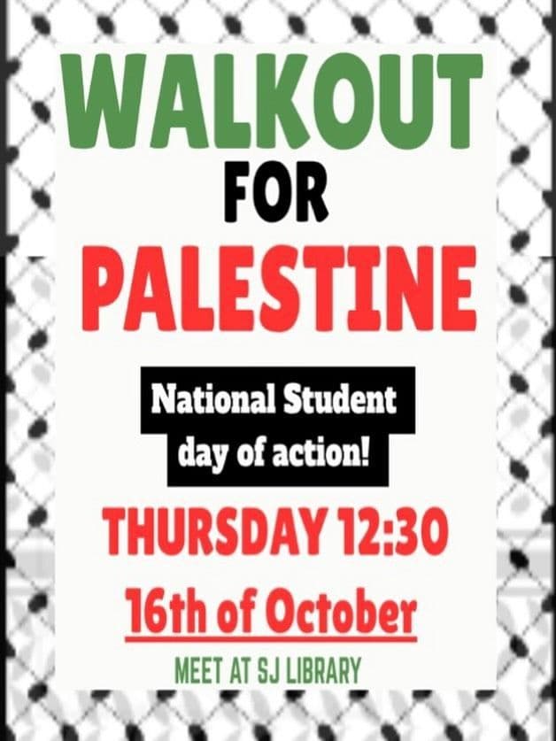 WALKOUT FOR PALESTINE