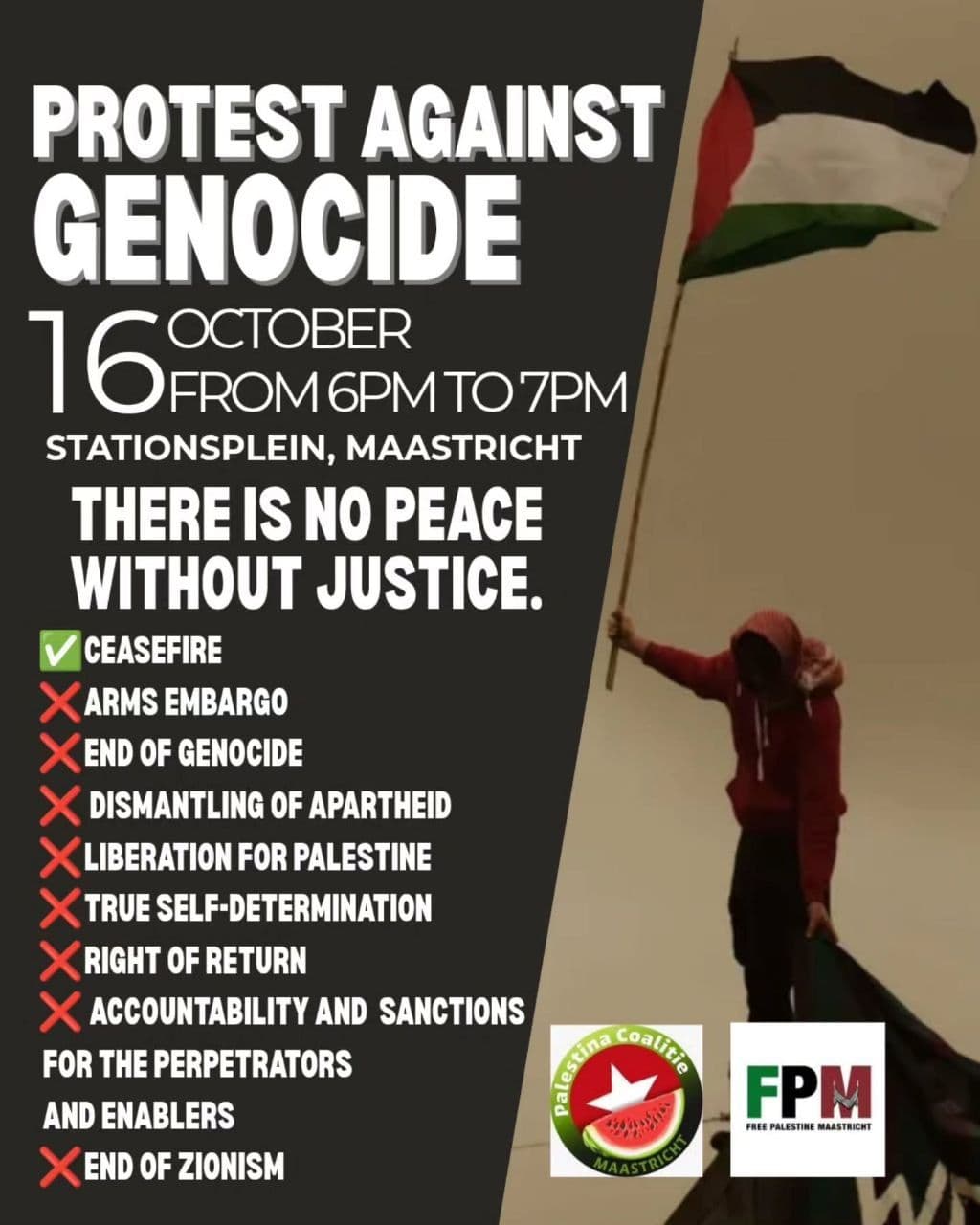 PROTEST AGAINST GENOCIDE