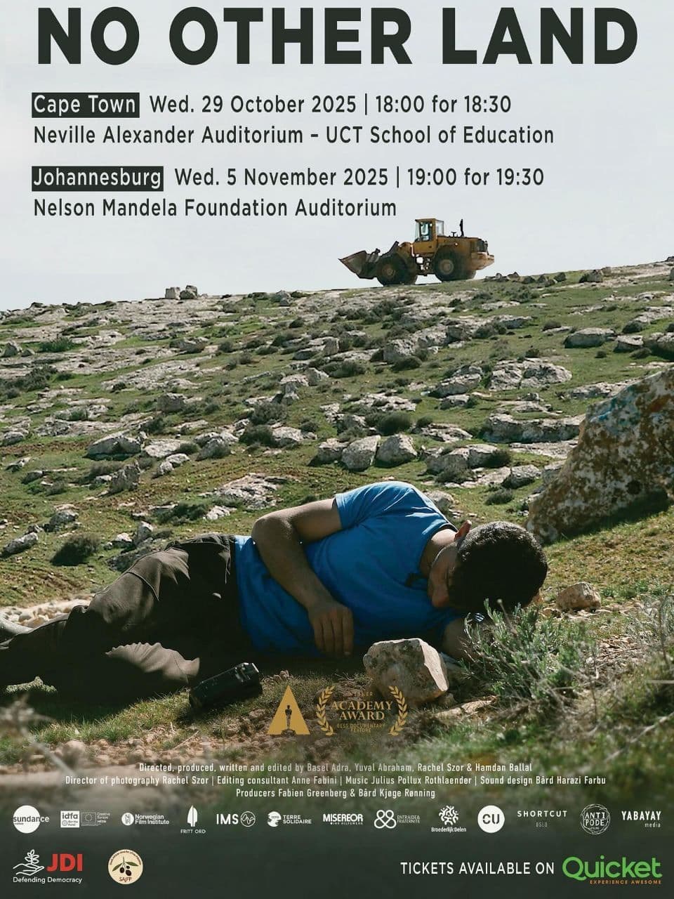 NO OTHER LAND / Johannesburg
