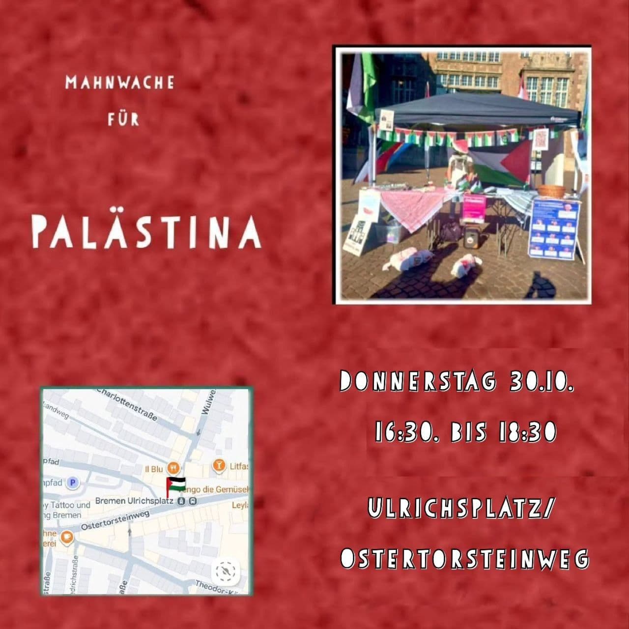 MAHNWACHE FÜR PALASTINA