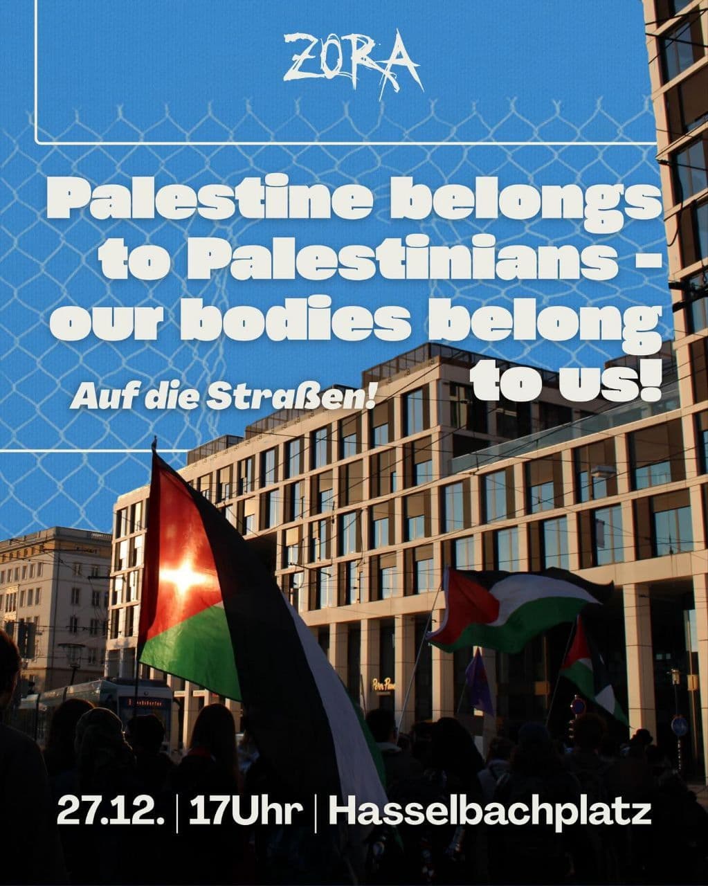 Palestine belongs to Palest nans - our boates belong to us!