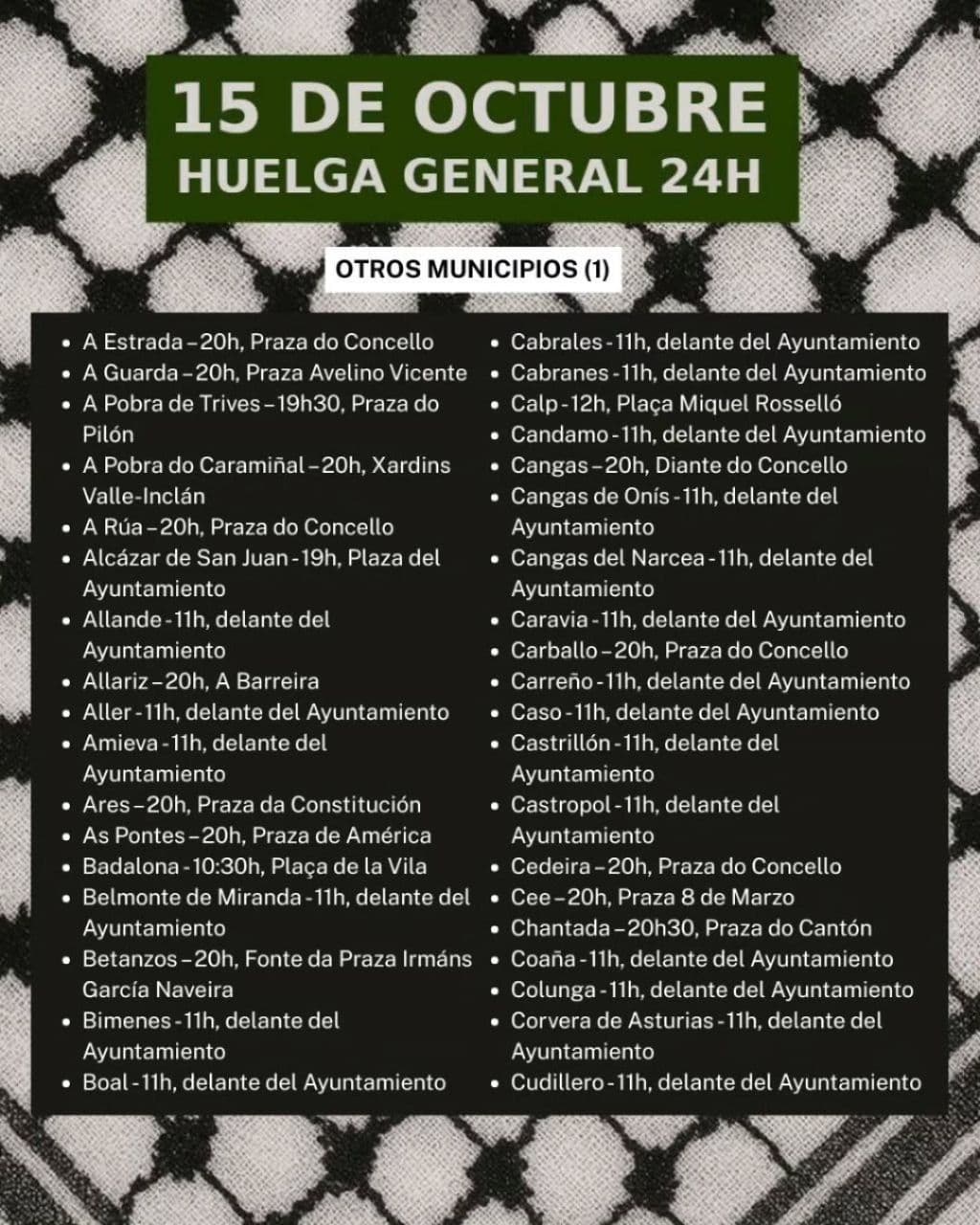HUELGA GENERAL 24H / Cangas