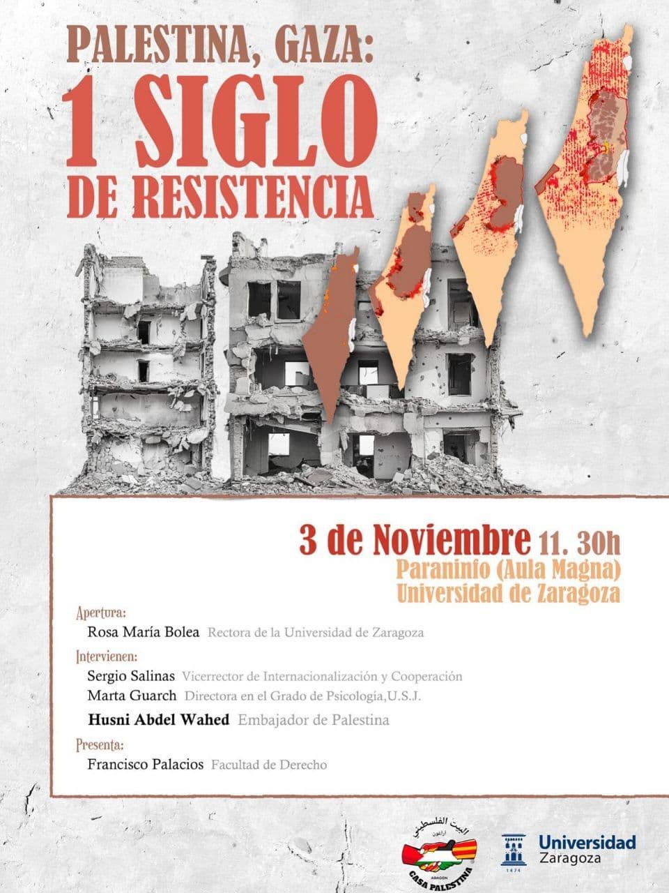 PALESTINA, GAZA: 1 SIGLO DE RESISTENCIA