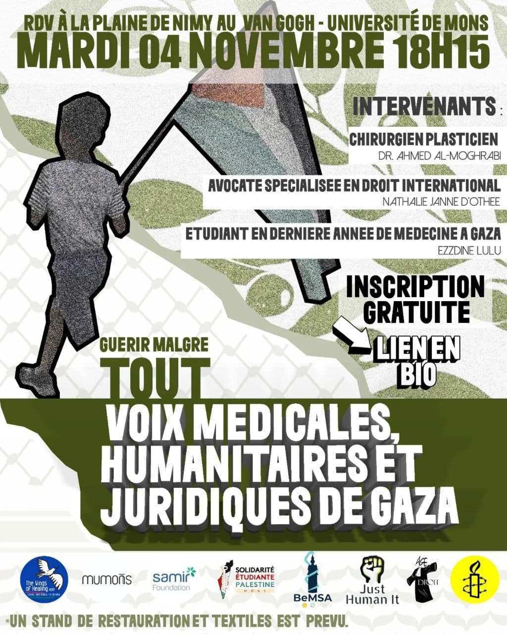 VOIX MEDICALES. HUMANITAIRES ET JURIDIQUES DE GAZA