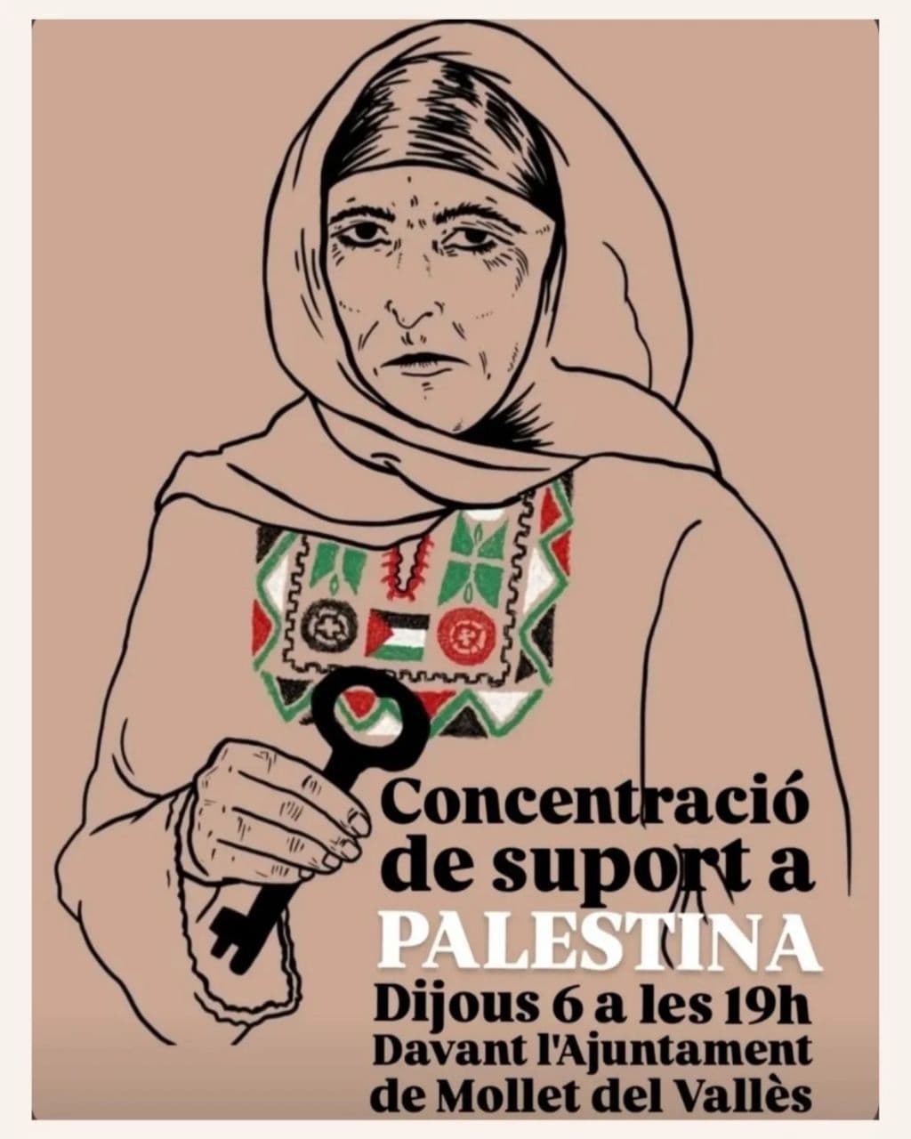 Concentració de suport a PALESTINA