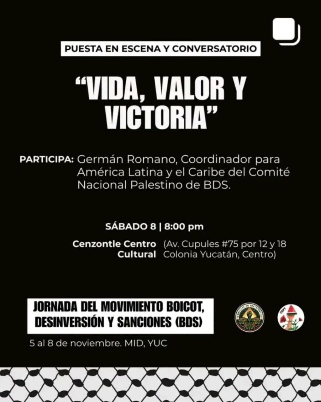 "VIDA, VALOR Y VICTORIA"
