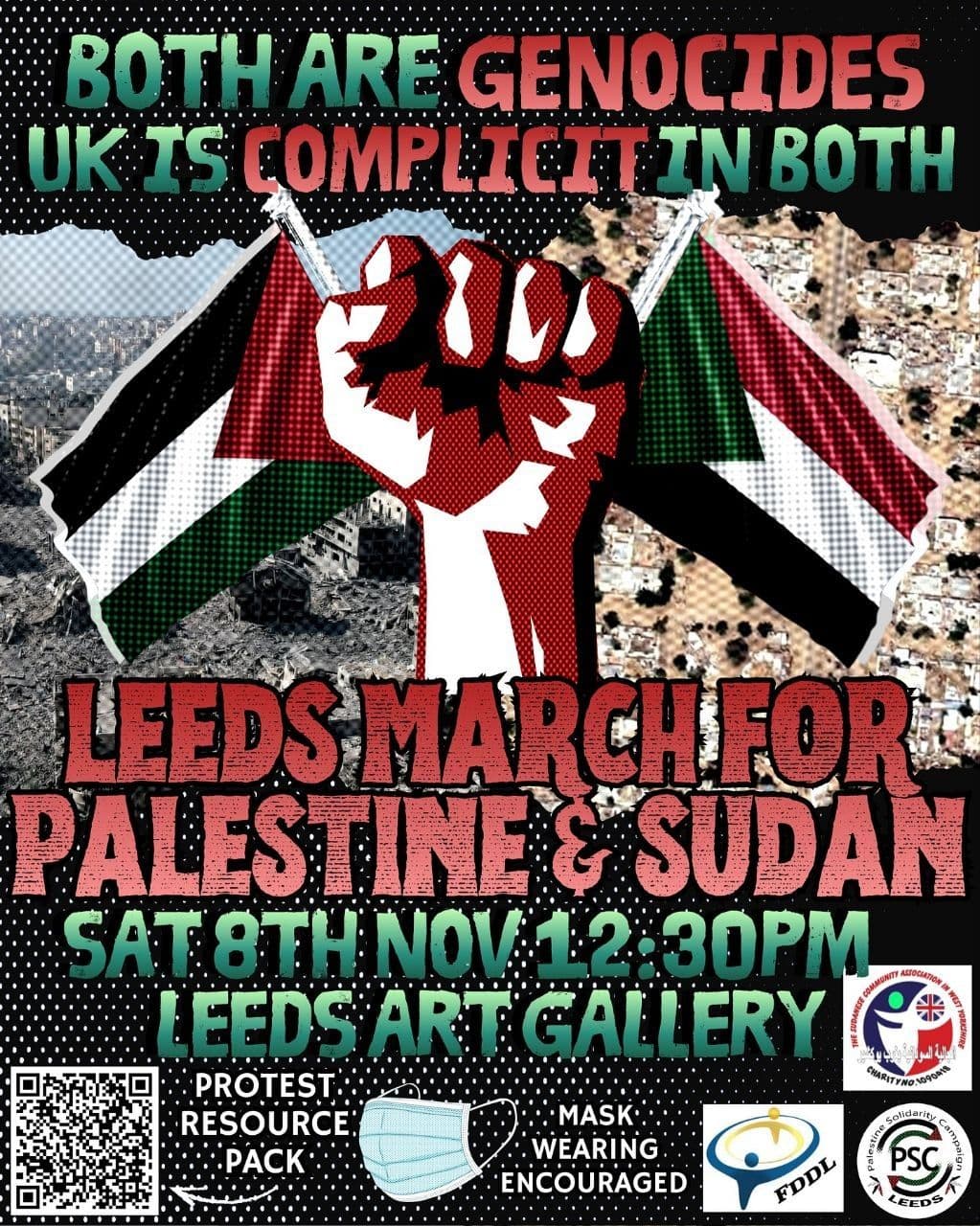 LEEDS MARCH FOR PALESTINE & SUDAN