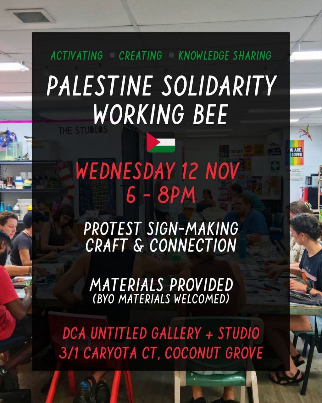 PALESTINE SOLIDARITY WORKING BEE