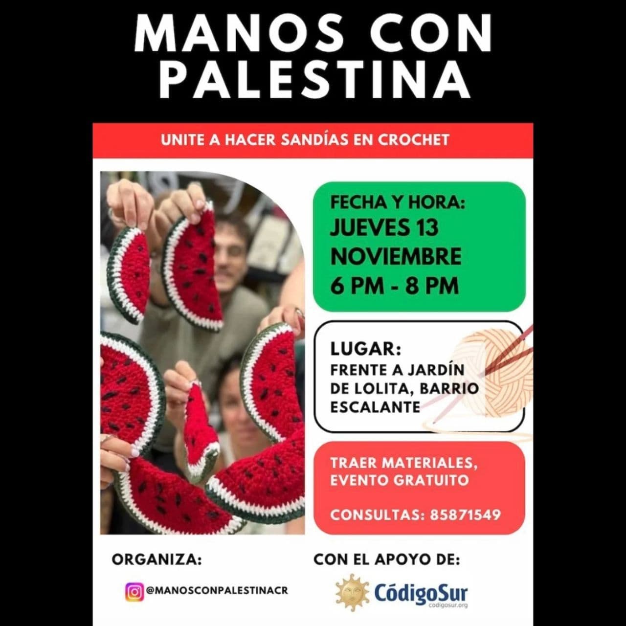 MANOS CON PALESTINA