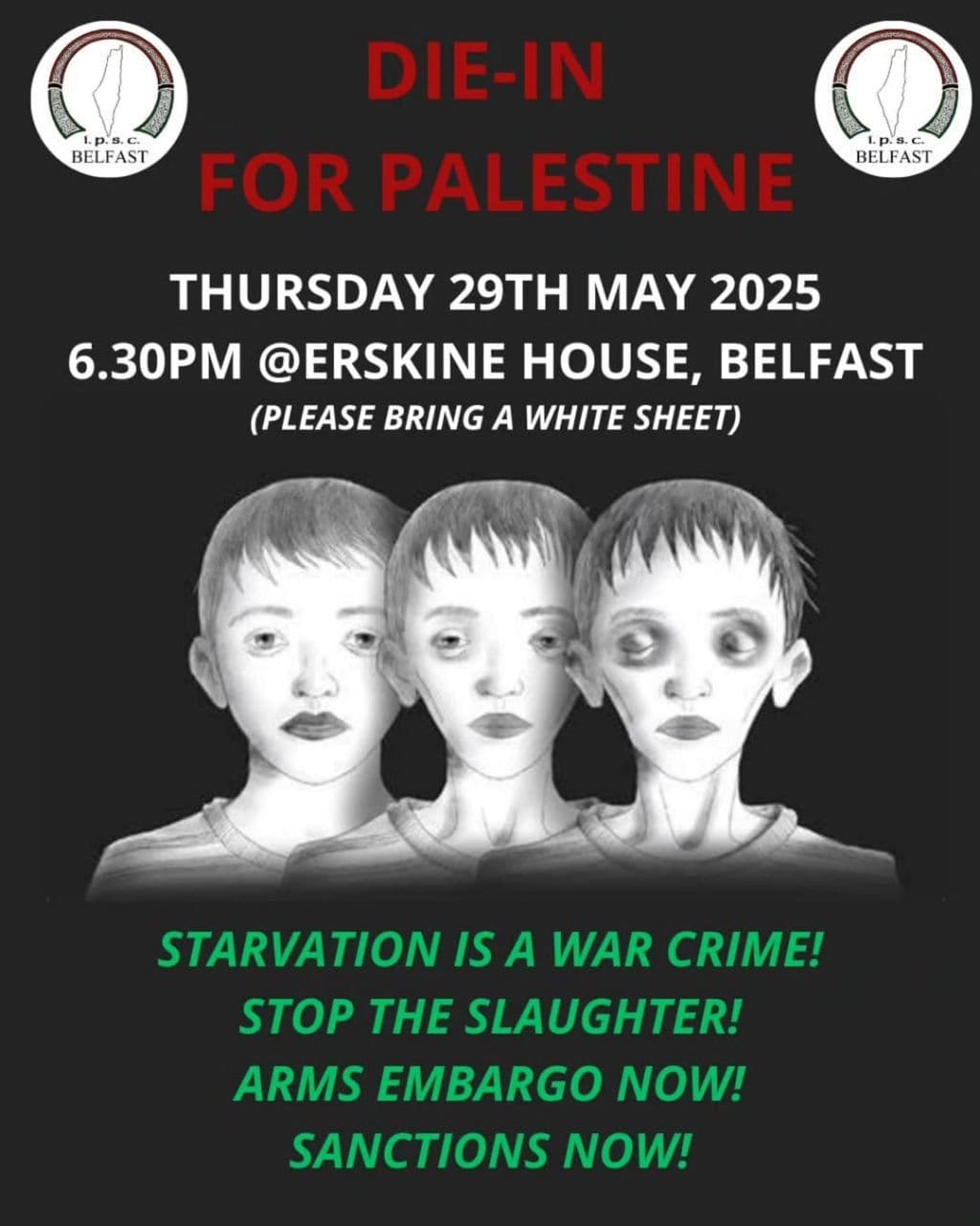 DIE-IN FOR PALESTINE