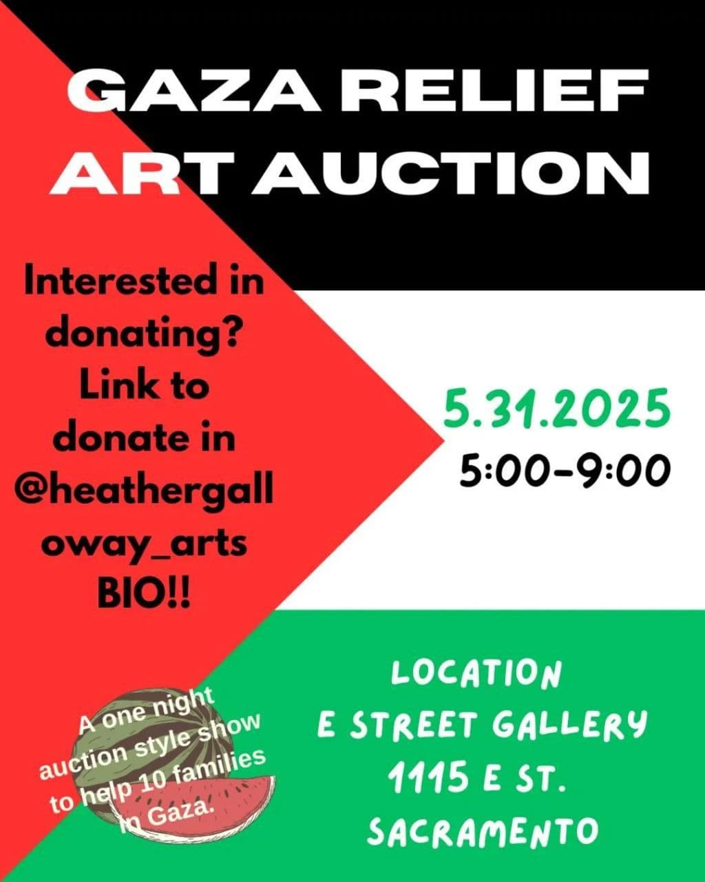 GAZA RELIEF ART AUCTION