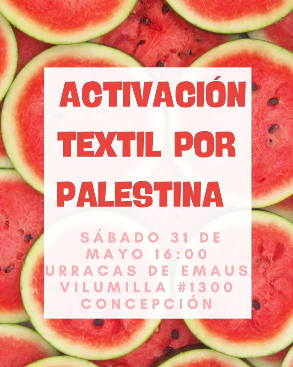 ACTIVACIÓN TEXTIL POR PALESTINA
