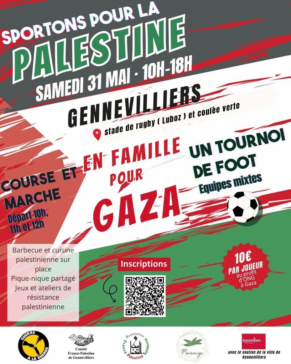 SPORTONS POUR LA PALESTINE