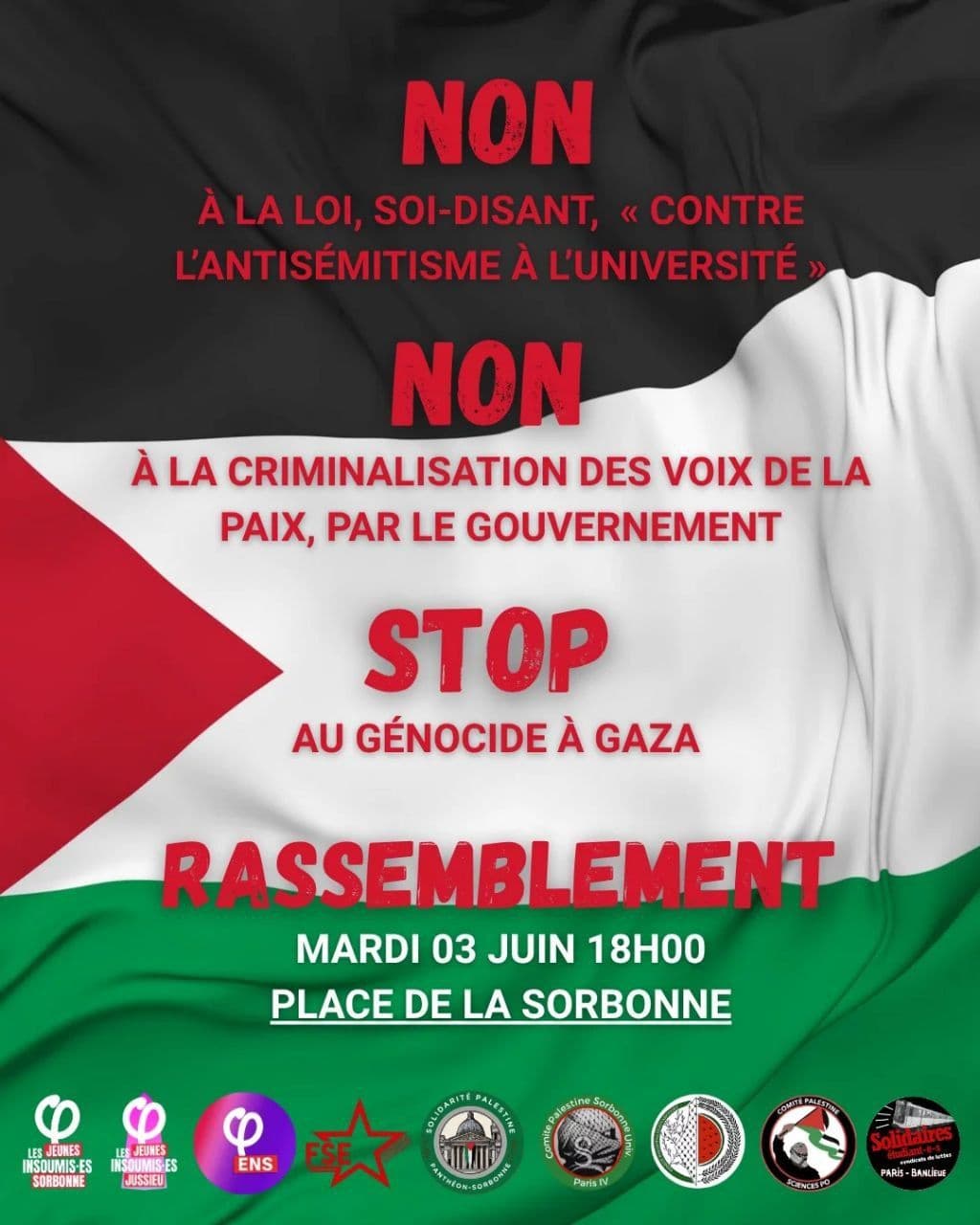 contre l'antisémitisme à l'université