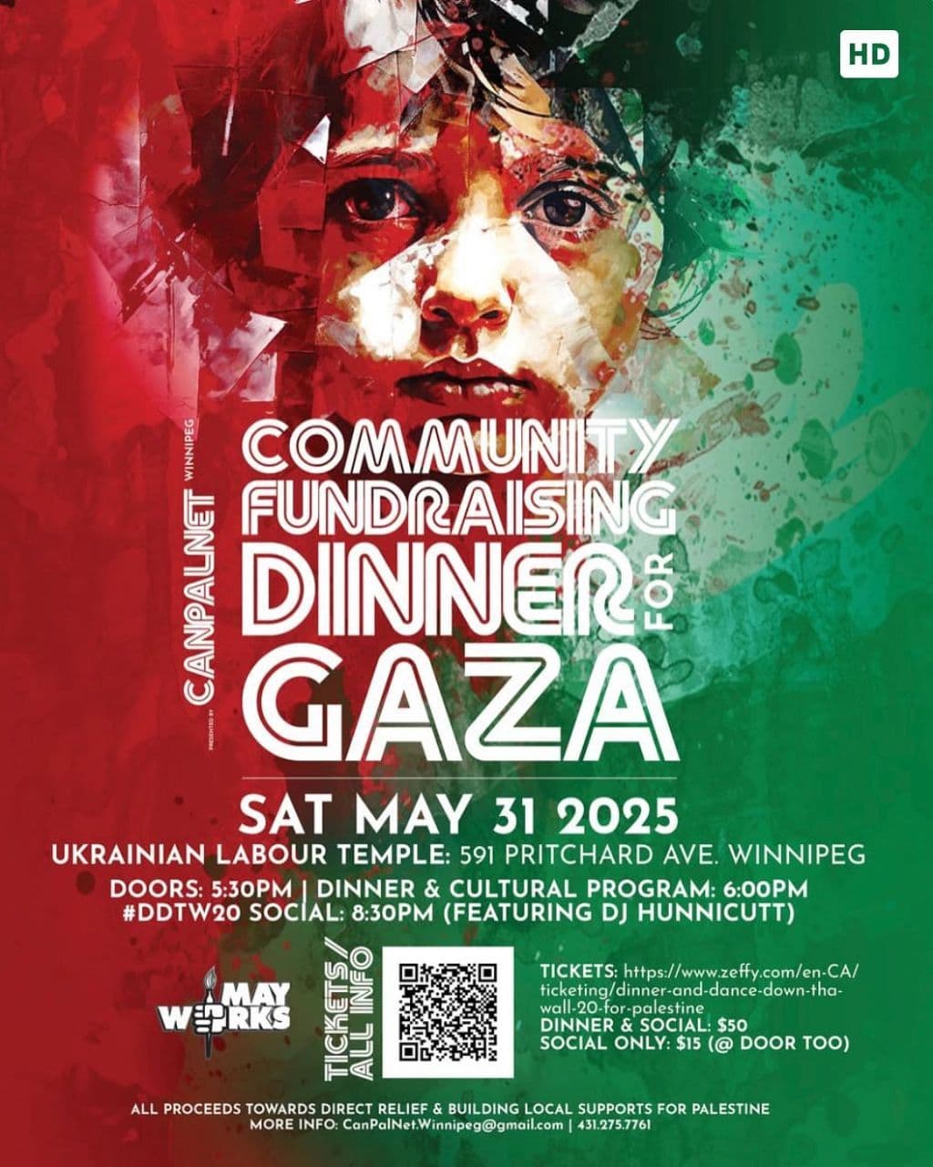 COMMUNITY FUNDRAIISIING DINNER FOR GAZA
