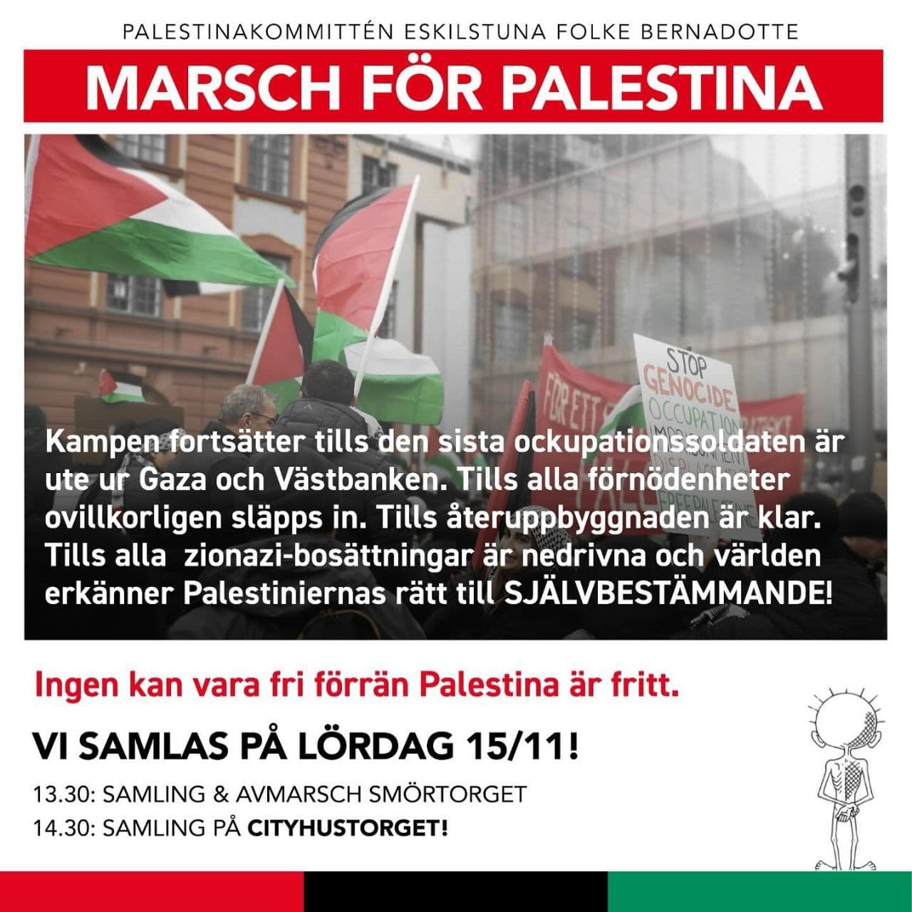 MARSCH FÖR PALESTINA