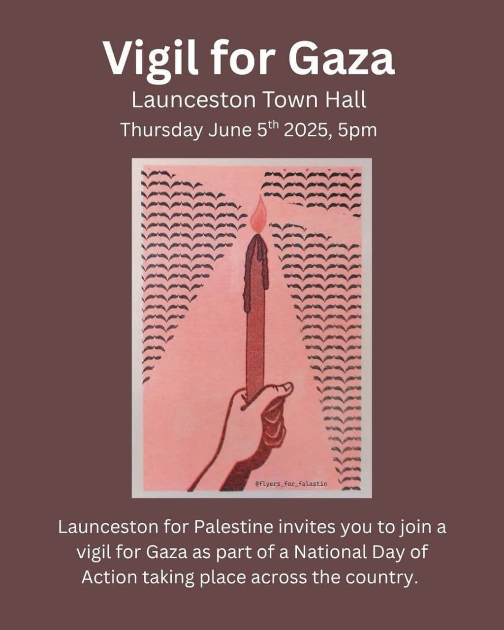 Vigil for Gaza