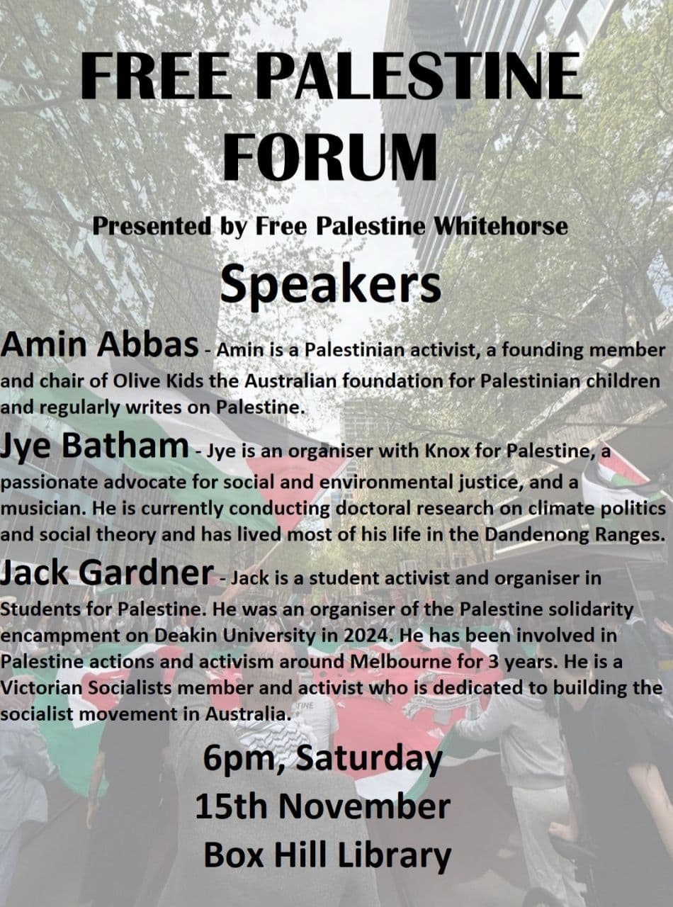 FREE PALESTINE FORUM