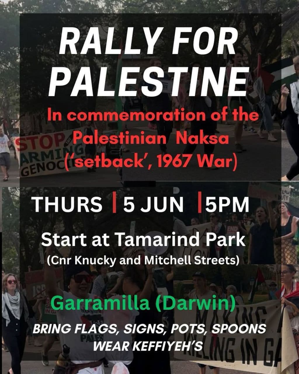 RALLY FOR PALESTINE