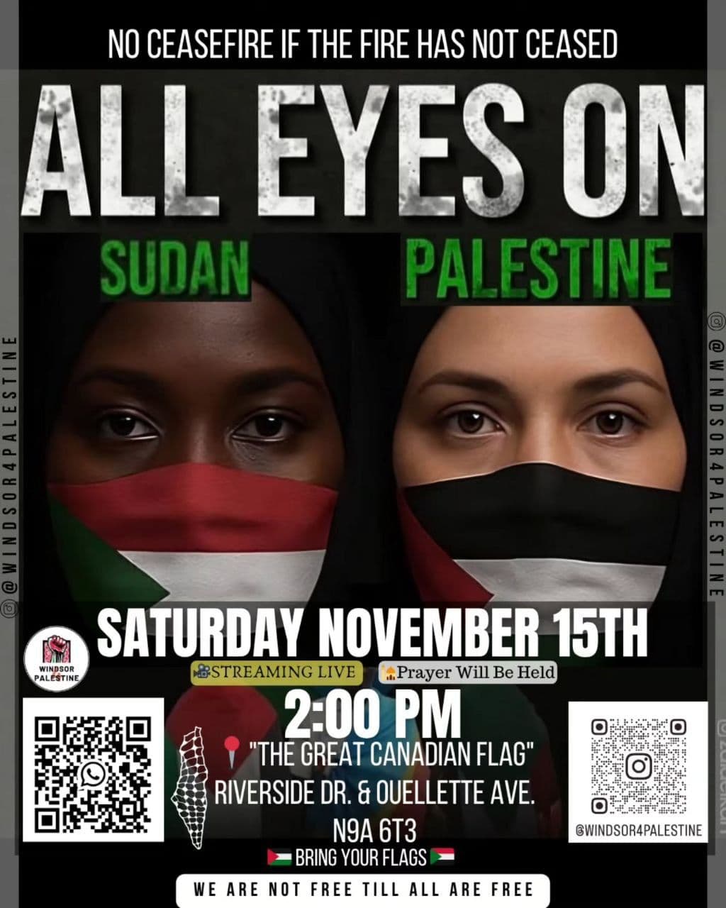 ALL EYES ON SUDAN PALESTINE