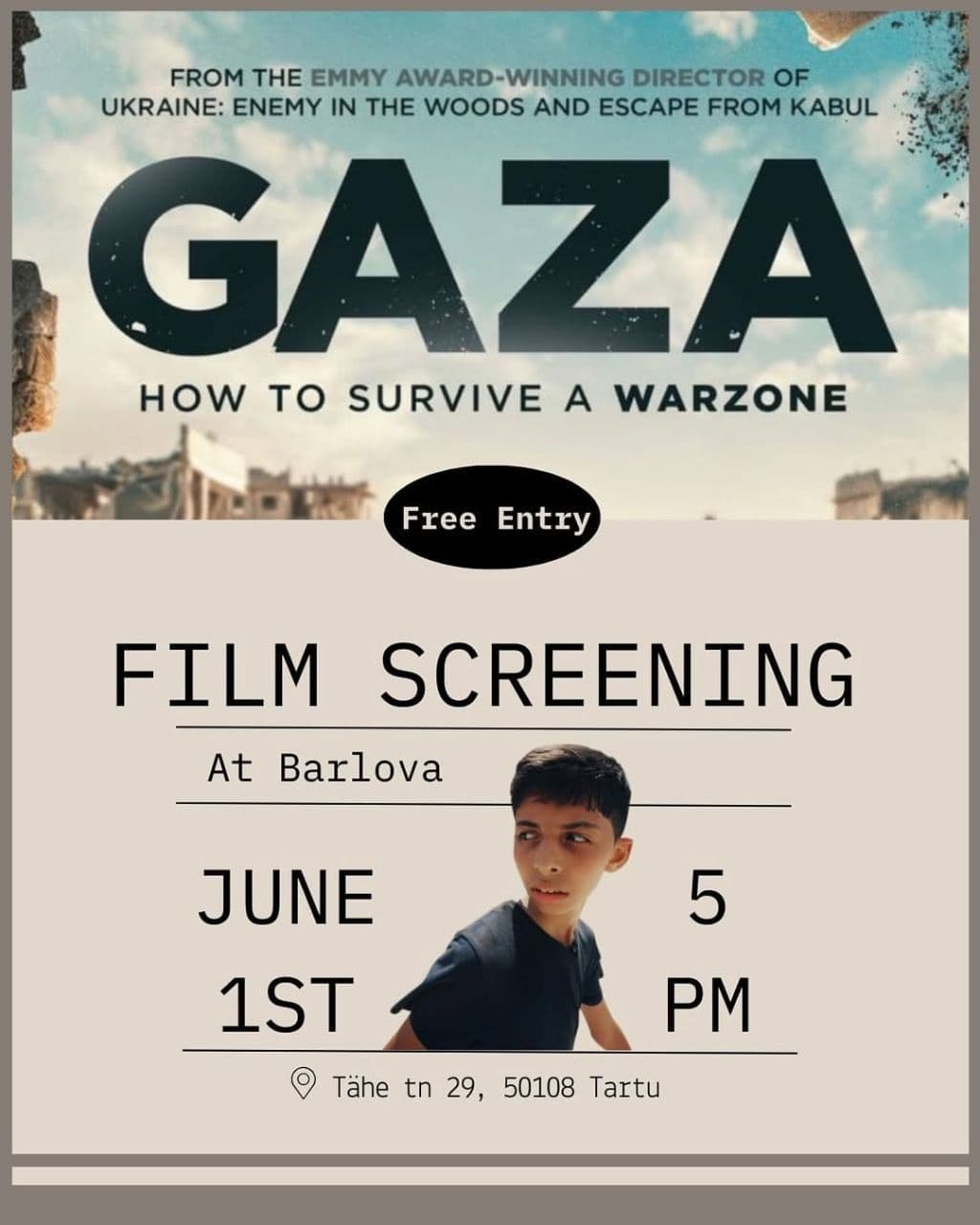 GAZA HOW TO SURVIVE A WARZONE