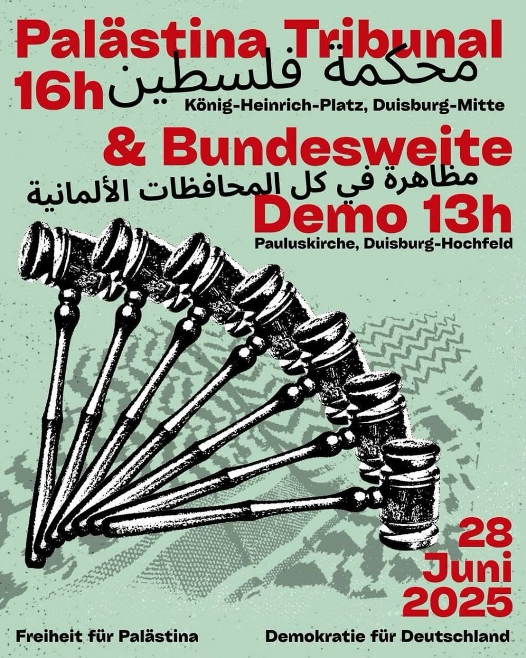  Palästina Tribunal & Bundesweite Demo