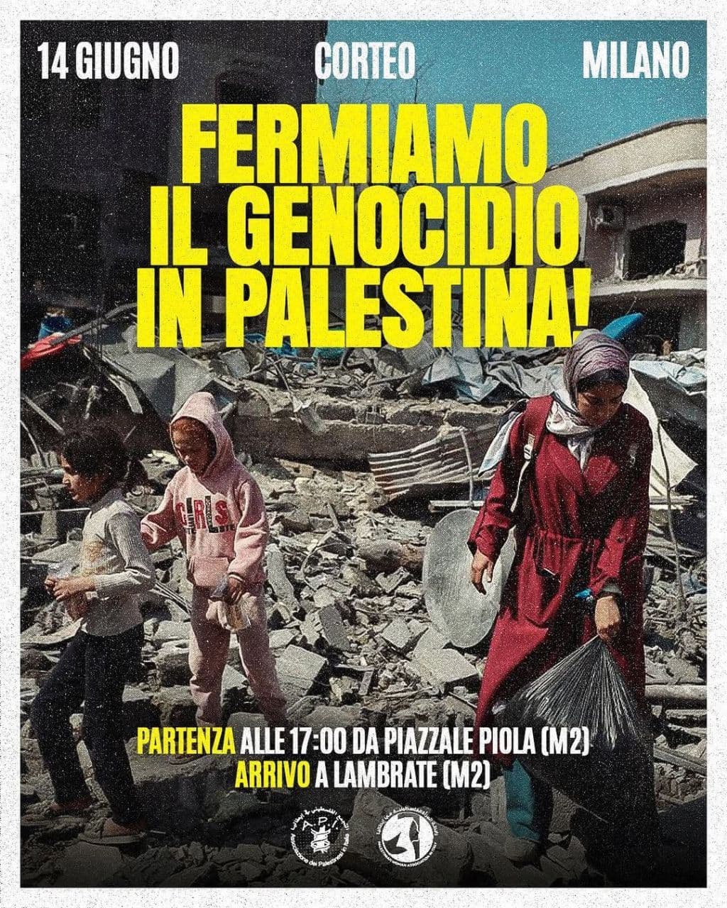 FERMIAMO IL GENOCIDIO IN PALESTINA!