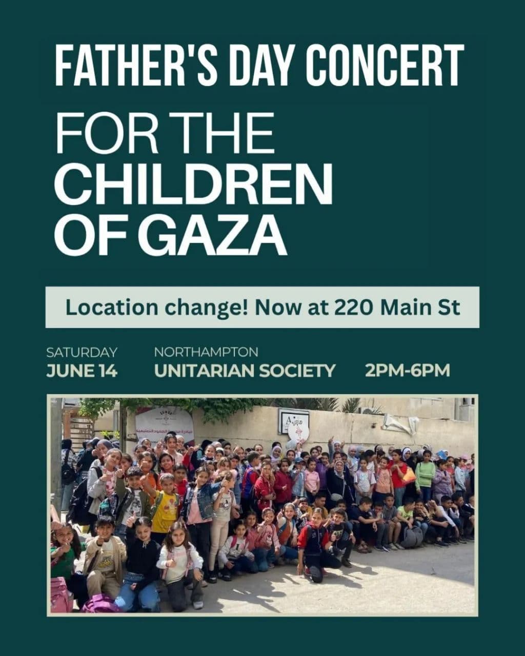 FATHER'S DAY CONCERT FOR THE CHILDREN OF GAZA