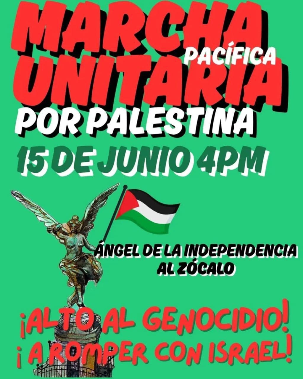 Marcha Unitaria Pacífica por Palestina