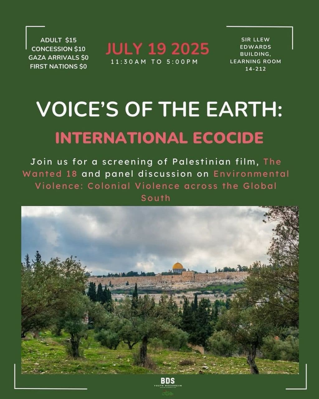 VOICE'S OF THE EARTH: INTERNATIONAL ECOCIDE