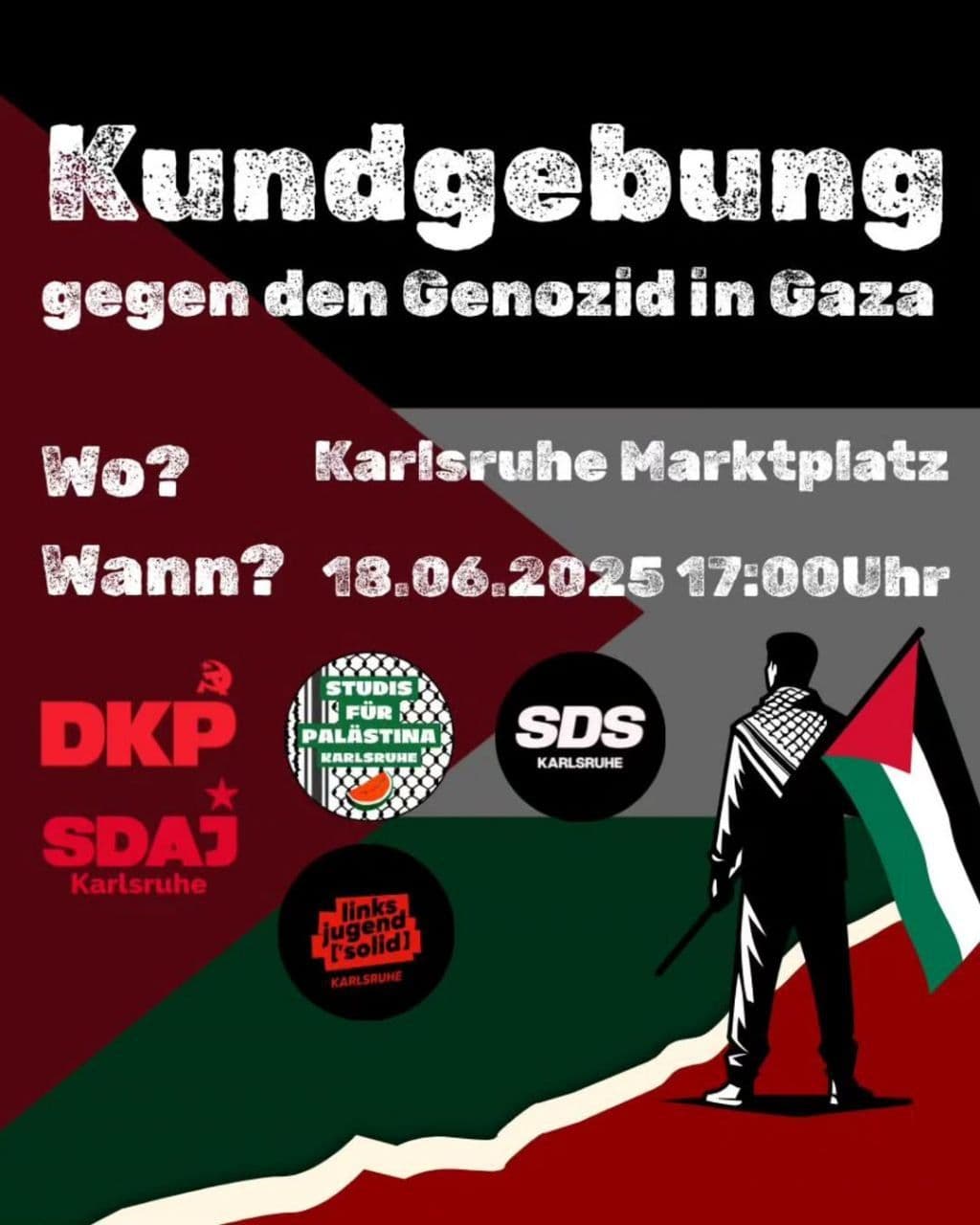 Kundgebung gegen den Genozid in Gaza
