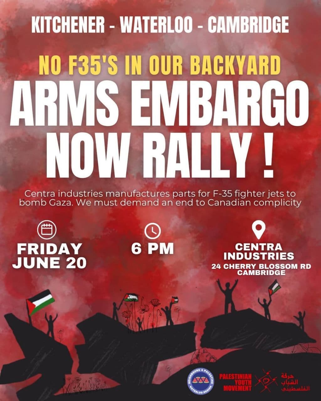 ARMS EMBARGO NOW RALLY