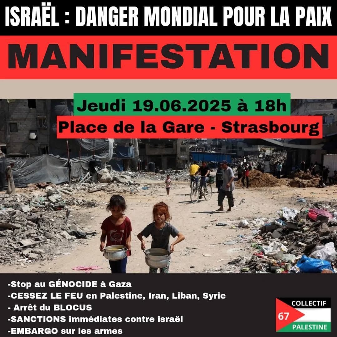 MANIFESTATION pour la Palestine