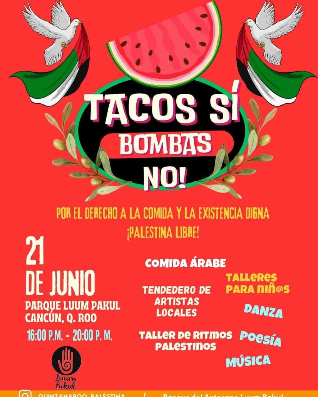 TACOS SÍ BOMBAS NO!