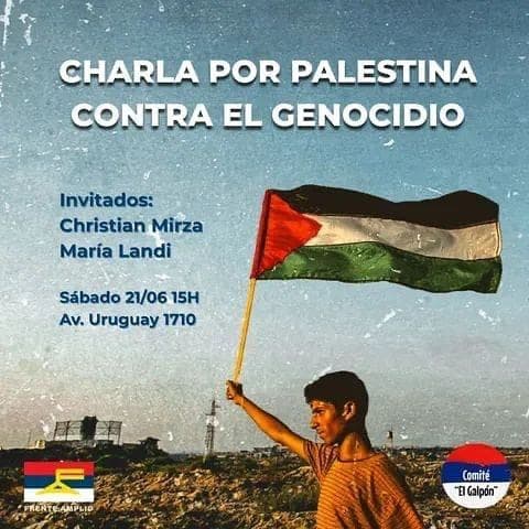CHARLA POR PALESTINA CONTRA EL GENOCIDIO