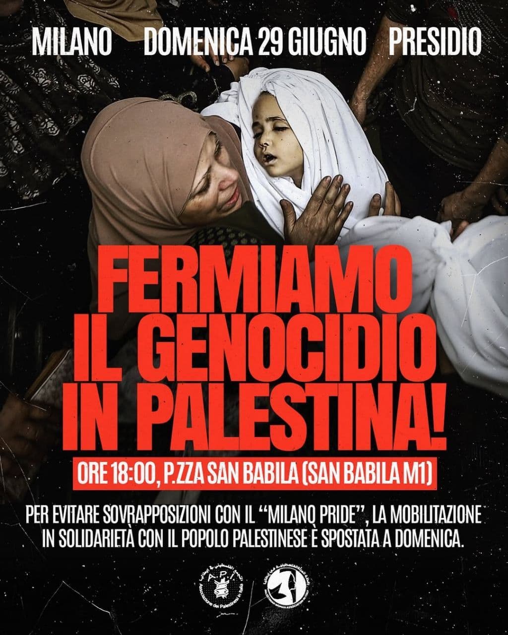 FERMIAMO IL GENOCIDIO IN PALESTINA!