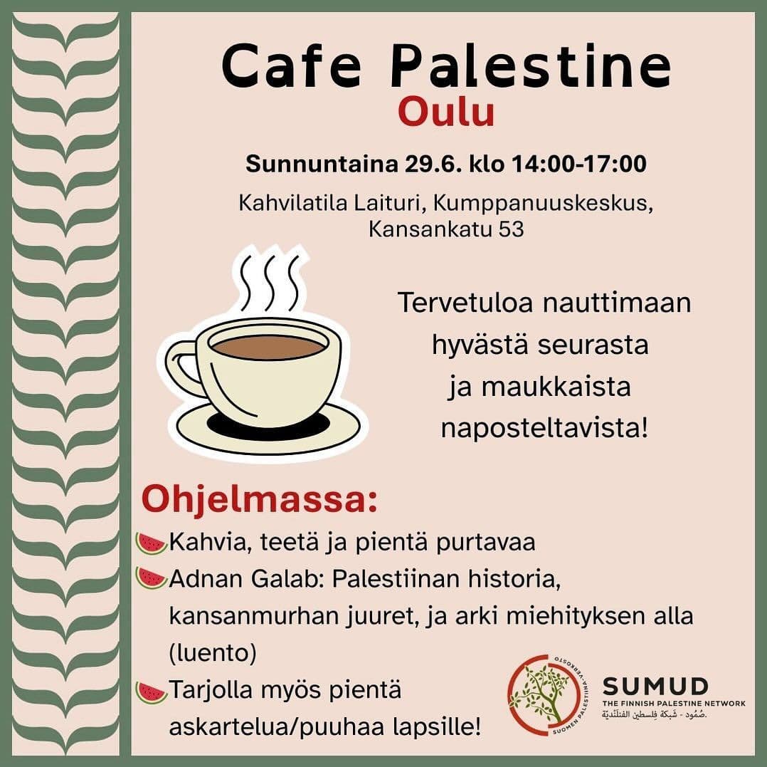 Cafe Palestine Oulu