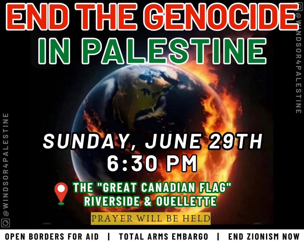 END THE GENOCIDE IN PALESTINE